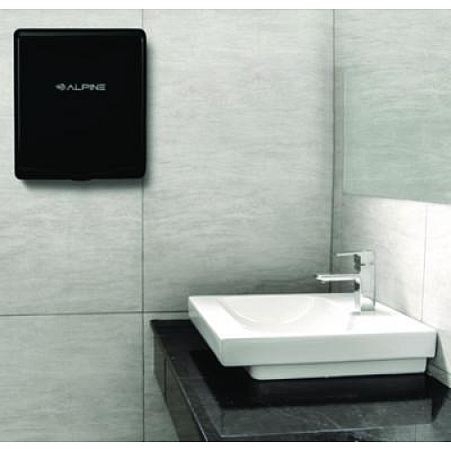 Alpine Industries Willow Commercial 120V Automatic Hand Dryer, 3.93 x 11.25 x 12.63, Black (ALP40510BLA)