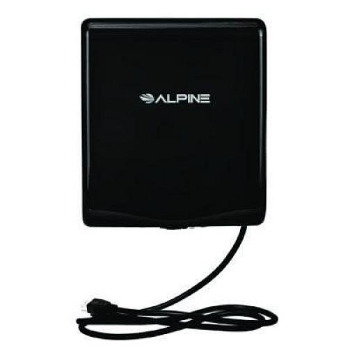 Alpine Industries Willow Commercial 120V Automatic Hand Dryer, 3.93 x 11.25 x 12.63, Black (ALP40510BLA)