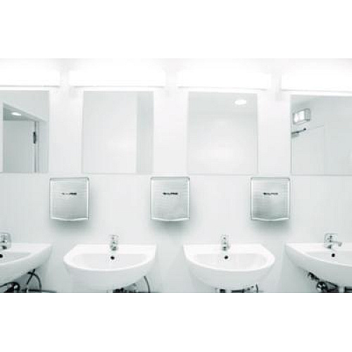 Alpine Industries Willow Commercial 120V Automatic Hand Dryer, 3.93 x 11.25 x 12.63, Silver (ALP40510SSB)