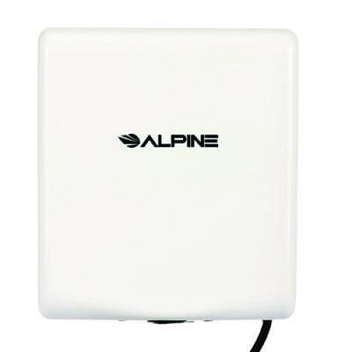 Alpine Industries Willow Commercial 120V Automatic Hand Dryer, 3.93 x 11.25 x 12.63, White (ALP40510WHI)