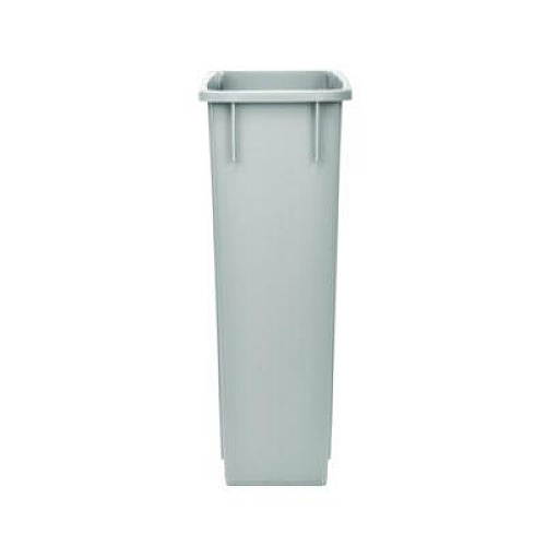 Alpine Industries Slim 23 Gallon Indoor Trash Can, Plastic, Gray (477GRY)