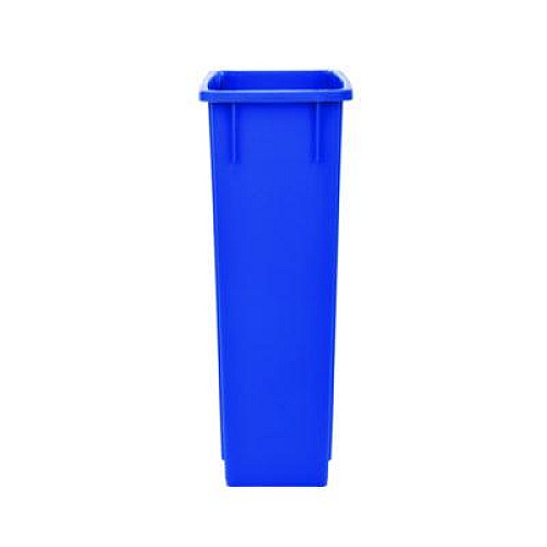 Alpine Industries Slim 23 Gallon Recycling Bin, Plastic, Blue (477RBLU)