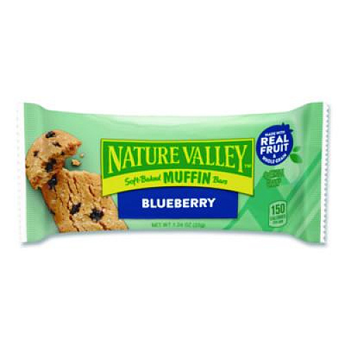 Nature Valley Blueberry Soft-Baked Muffin Bar, 1.24 oz Bar, 12/Box (GEM20668)