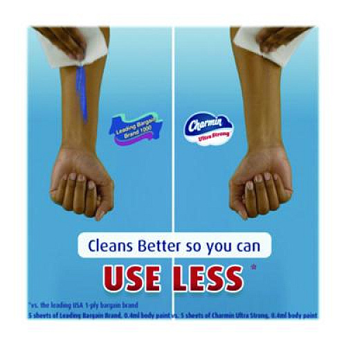 Charmin Ultra Strong Bathroom Tissue, Septic Safe, 2-Ply, White, 363 Sheets/Roll, 12 Rolls/Pack (04311)