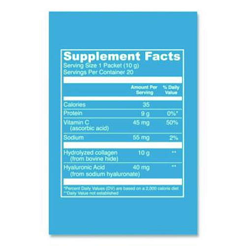 VITAL PROTEINS Collagen Peptides Powder, Unflavored, 0.3 oz Packet, 20/Box (VVP00539)