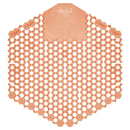 Fresh Products Wave 3D Urinal Deodorizer, Mango Scent, Orange Color, 10/Box (3WDS60MAN)
