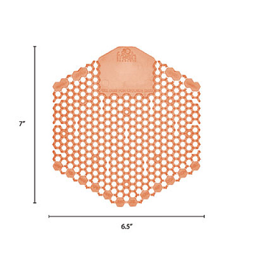 Fresh Products Wave 3D Urinal Deodorizer, Mango Scent, Orange Color, 10/Box (3WDS60MAN)
