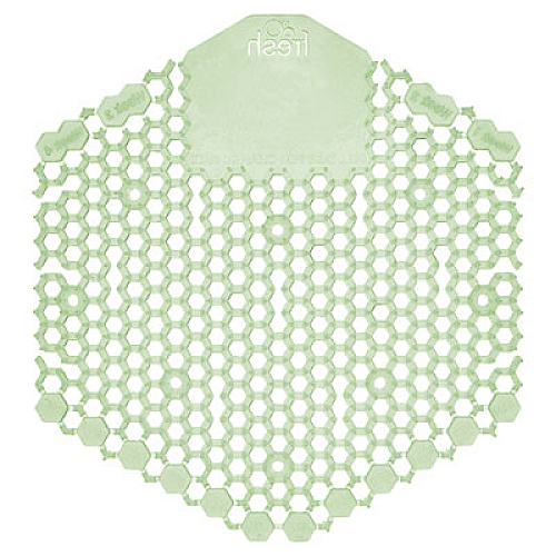 Fresh Products Wave 3D Urinal Deodorizer, Herbal Mint Scent, 58 g, 10/Box, 6 Boxes/Carton (3WDS60MIN)
