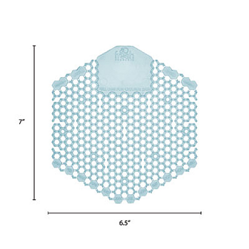 Fresh Products Wave 3D Urinal Deodorizer, Ocean Mist Scent, Blue, 10/Box, 6 Boxes/Carton (3WDS60OMI)
