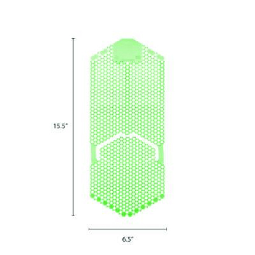 Fresh Products Tsunami, Urinal Screen, Cucumber Melon Scent, Green, 5.22 oz, 6/Carton (TSU6CM)