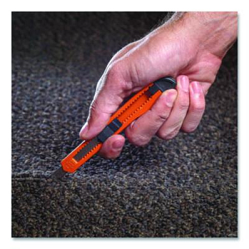 Great Neck Snap-Off Utility Knife Set, 9 mm Knife, 18 mm Knife, Orange/Black (2SBK)