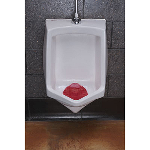 Fresh Products Slant7 with Terminator Urinal Screen, Forest Scent, Red, 30/Carton (S7TCT)