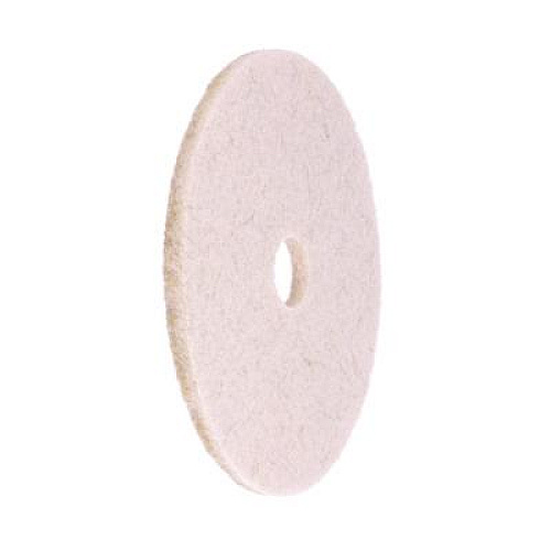 Boardwalk Natural Hog Hair Burnishing Floor Pads, 17" Diameter, Tan, 5/Carton (4017NHE)