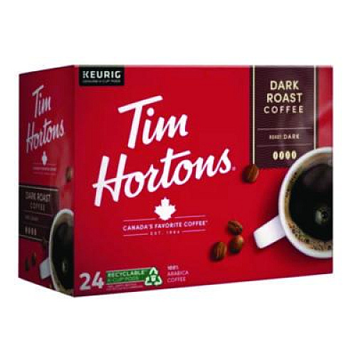Tim Hortons K-Cup Pods Dark Roast, 24/Box (1279)