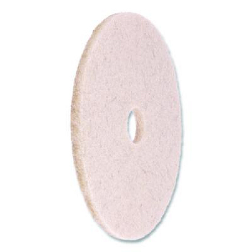 Boardwalk Natural Hog Hair Burnishing Floor Pads, 21" Diameter, Tan, 5/Carton (4021NHE)