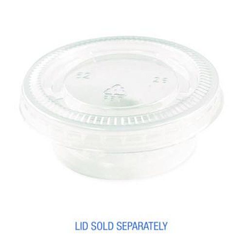 Boardwalk Souffle/Portion Cups, 1.5 oz, Plastic, Translucent, 2,500/Carton (PRTN15TS)