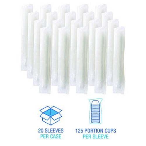 Boardwalk Souffle/Portion Cups, 3.25 oz, Plastic, Translucent, 2,500/Carton (PRTN325TS)