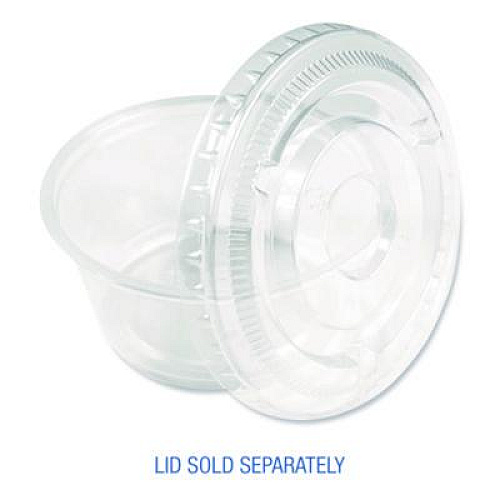 Boardwalk Souffle/Portion Cups, 3.25 oz, Plastic, Translucent, 2,500/Carton (PRTN325TS)