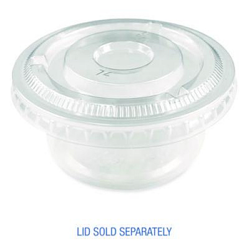 Boardwalk Souffle/Portion Cups, 3.25 oz, Plastic, Translucent, 2,500/Carton (PRTN325TS)