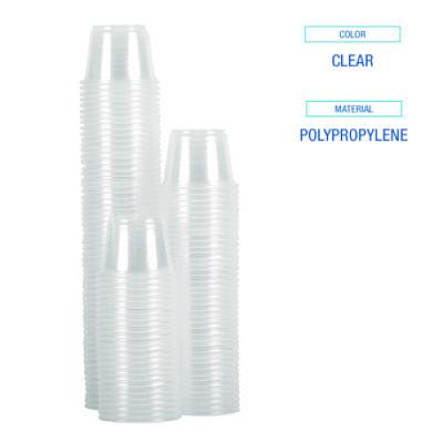 Boardwalk Souffle/Portion Cups, 5.5 oz, Plastic, Translucent, 2,500/Carton (PRTN55TS)