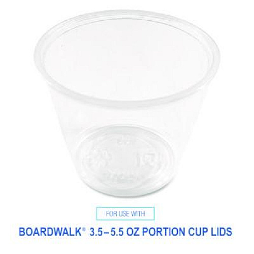 Boardwalk Souffle/Portion Cups, 5.5 oz, Plastic, Translucent, 2,500/Carton (PRTN55TS)