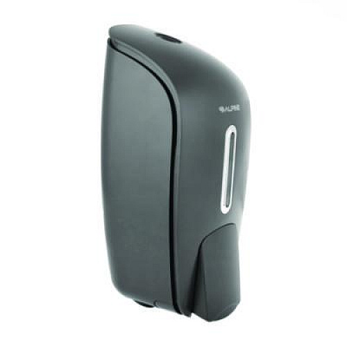 Alpine Industries Surface Mounted Soap and Hand Sanitizer Dispenser, 27 oz, 4.1 x 4.6 x 9.6, Gray (ALP425GRY)
