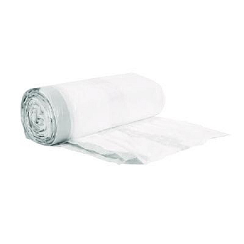Boardwalk Drawstring Kitchen Bags/Liners, Drawstring, 13 gal, 24" x 28", White, 50 Bags/Roll, 2 Rolls/Carton (1DK100)