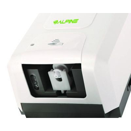 Alpine Industries Automatic Foam Hand Sanitizer/Soap Dispenser with Floor Stand, 40 oz, 4.48 x 6 x 45, White (ALP430FS)