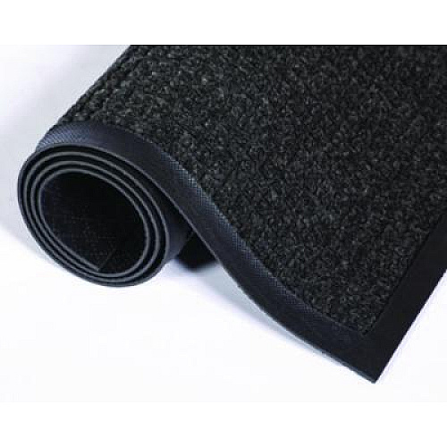 Crown Super-Soaker Wiper/Scraper Mat with Gripper Bottom, Rectangular, Charcoal Gray Loop Pile Surface, 46" x 72" (SSR046CH)
