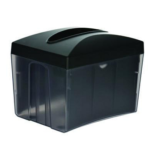 Alpine Industries Interfold Table Top Dispenser Napkin Holder, 5.9 x 8 x 6.5, Black (ALP4332)