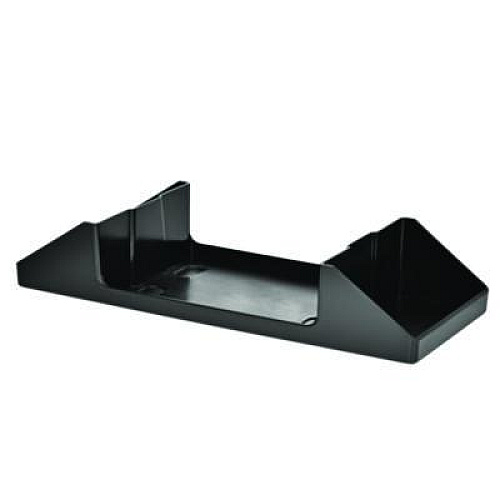 Alpine Industries Interfold Table Top Dispenser Napkin Holder with Caddy, 6 x 14.17 x 6.5, Black (ALP4332C)