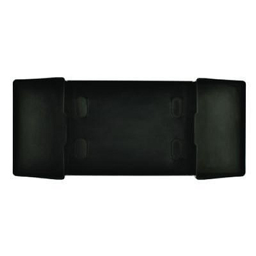 Alpine Industries Interfold Table Top Dispenser Napkin Holder with Caddy, 6 x 14.17 x 6.5, Black (ALP4332C)