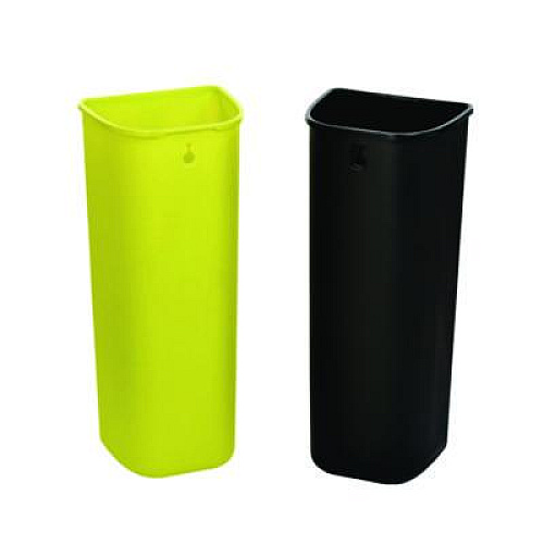 Alpine Industries 10.5 Gallon Stainless Steel Open Top Dual Compartment Trash Can (ALP470R40L)