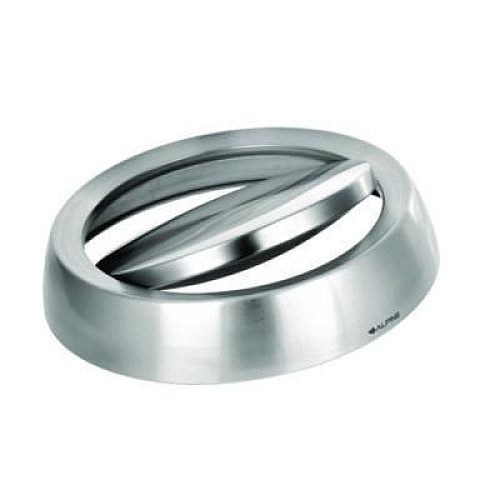Alpine Industries 17 Gallon Stainless Steel Commercial Trash Can with Swing Lid (ALP47065L1)