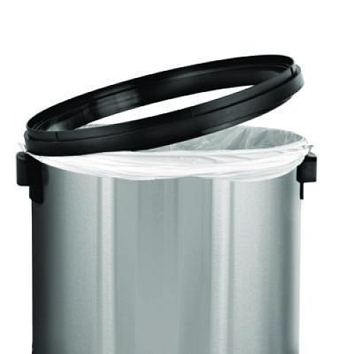 Alpine Industries 17 Gallon Stainless Steel Commercial Trash Can with Swing Lid (ALP47065L1)