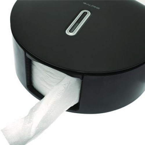 Alpine Industries Plastic Single Roll Jumbo Toilet Paper Dispenser, 5.3 x 11.5 x 11.7, Gray (ALP450GRY)