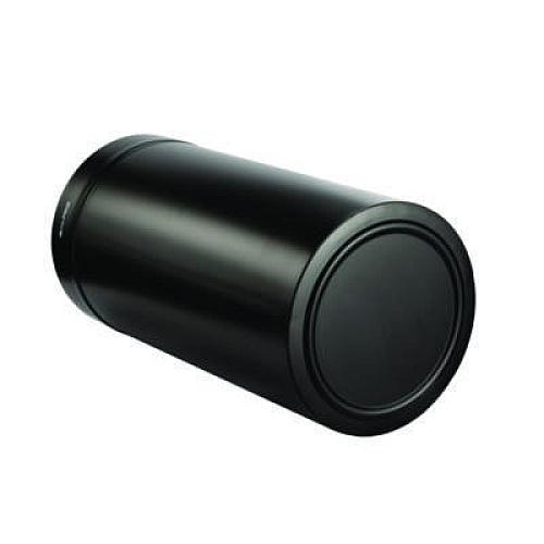 Alpine Industries 27 Gallon Stainless Steel Commercial Indoor Trash Can, Black (ALP47527BLK)