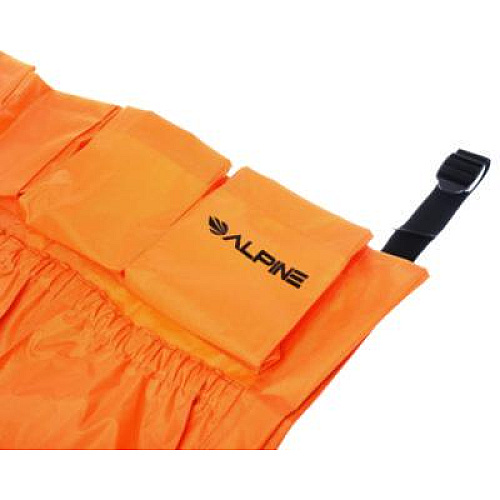 Alpine Industries 12-Pocket Trash Can Caddy Bag, 12 Compartments, Orange (ALP47771)