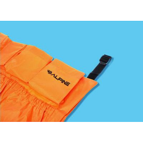 Alpine Industries 12-Pocket Trash Can Caddy Bag, 12 Compartments, Orange (ALP47771)