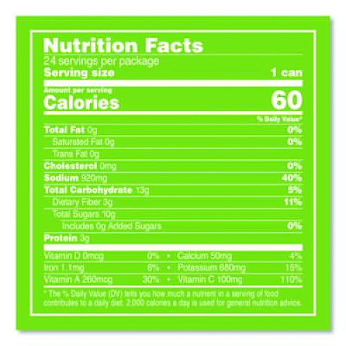 V-8 Vegetable Juice, 11.5 oz Can, 24/Carton (90000092)