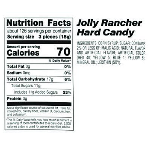 National Brand Chewy and Hard Candy Party Asst, Jolly Rancher/Starburst, 8.5 lbs Total, 2 Bag Bundle (600B0003)