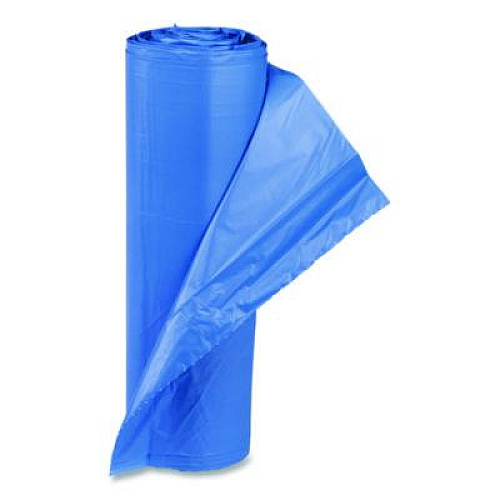 Inteplast Group High-Density Commercial Can Liners, 60 gal, 18 mic, 40" x 48", Blue, 200/Carton (BRS404818BL)