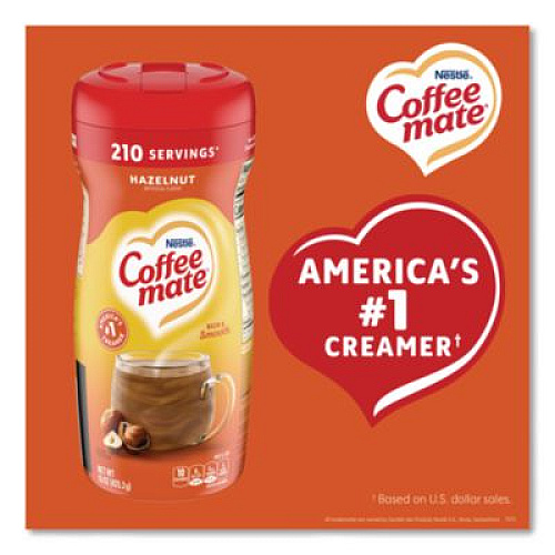 Coffee mate Hazelnut Creamer Powder, 15 oz Canister (12345)
