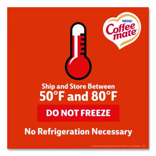 Coffee mate Non-Dairy Powdered Creamer, Hazelnut, 15 oz Canister, 12/Carton (12345CT)
