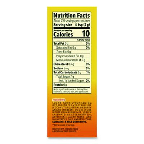 Coffee mate Non-Dairy Powdered Creamer, Hazelnut, 15 oz Canister, 12/Carton (12345CT)