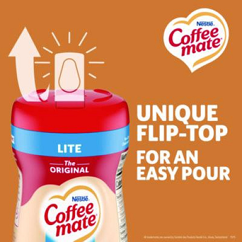 Coffee mate Original Lite Powdered Creamer, 11 oz Canister (74185)