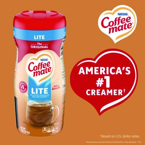 Coffee mate Original Lite Powdered Creamer, 11 oz Canister (74185)