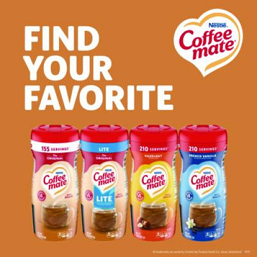 Coffee mate Original Lite Powdered Creamer, 11 oz Canister (74185)