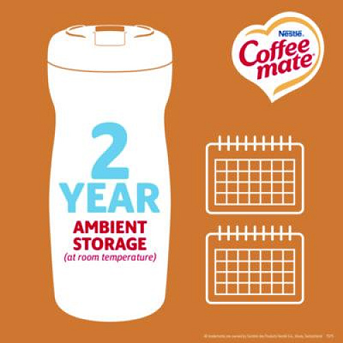 Coffee mate Powdered Original Lite Creamer, 11 oz Canister, 12/Carton (74185CT)