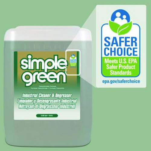 Simple Green Industrial Cleaner and Degreaser, Concentrated, 5 gal, Pail (13006)